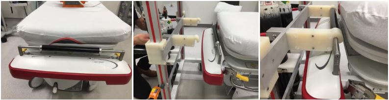 attaching the trolley