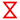 red hourglass symbol