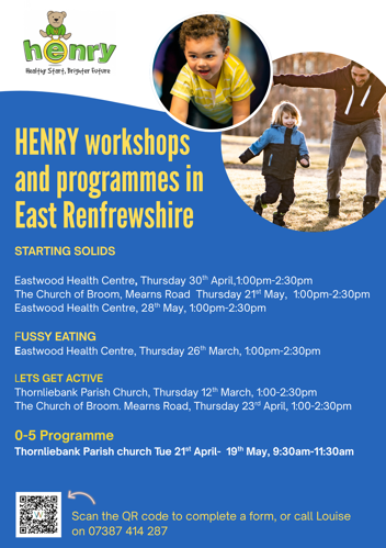East Renfrewshire Henry Workshop April / May 2026