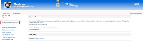 Screenshot of Medusa homepage