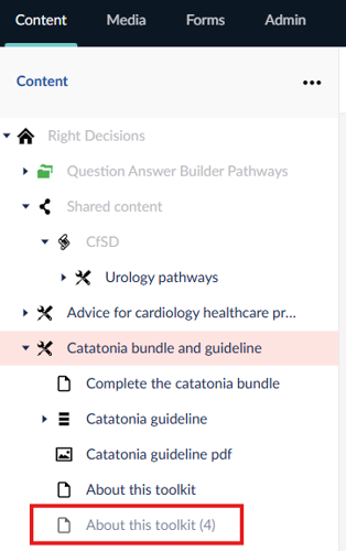 Screenshot showing toolkit reinstated