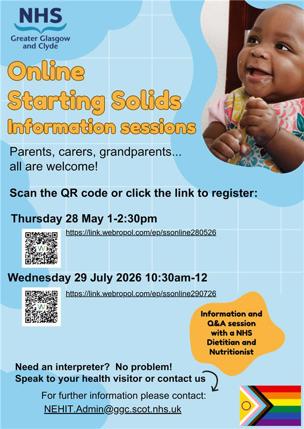 Glasgow City Henry Workshops May and July