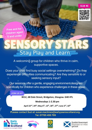 Sensory Starts Flyer